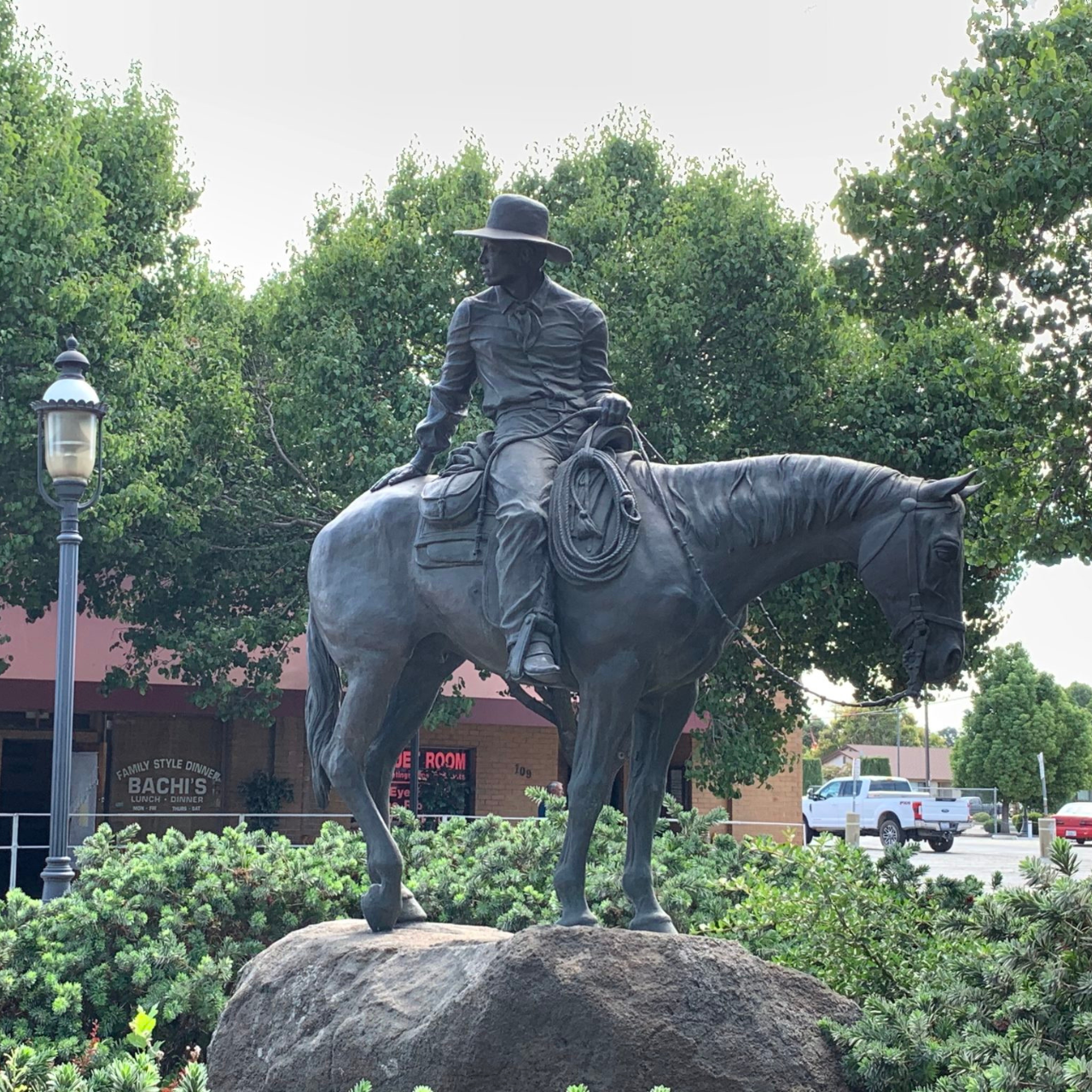 Cowboy Museum Statue