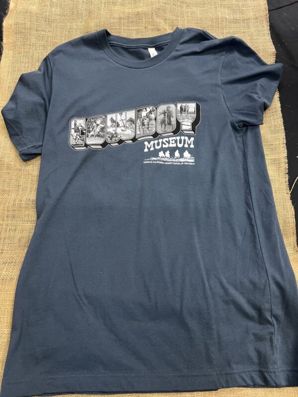 Slate Blue Cowboy Museum T Shirt