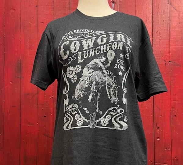 charcoal cowgirl t-shirt